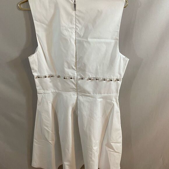 Prabal Gurung A-Line Poplin Fit and Flair Dress - Picture 4 of 5